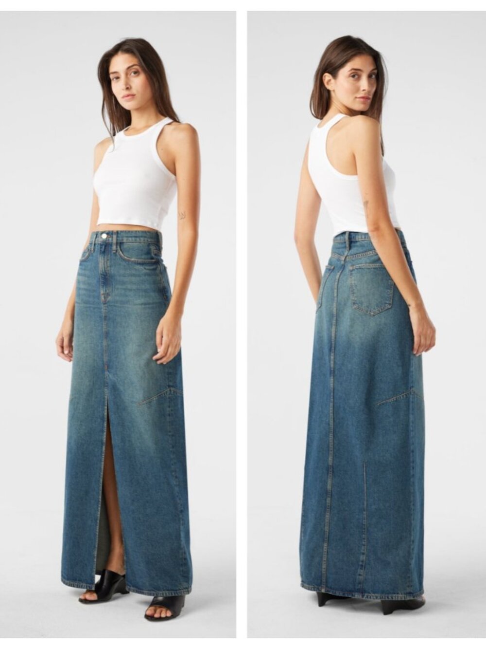 Triarchy Westwood Maxi Denim Skirt